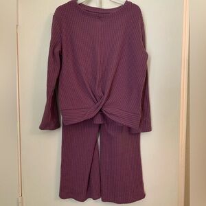 Jumping Beans Kids Plum Knit Set